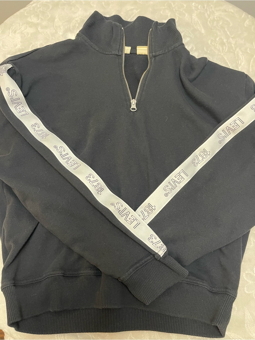 Levi's Black Quarter-Zip Sweater